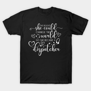 Dispatcher Clothing for 911 Police Operators and Sheriff Dispatch T-Shirt